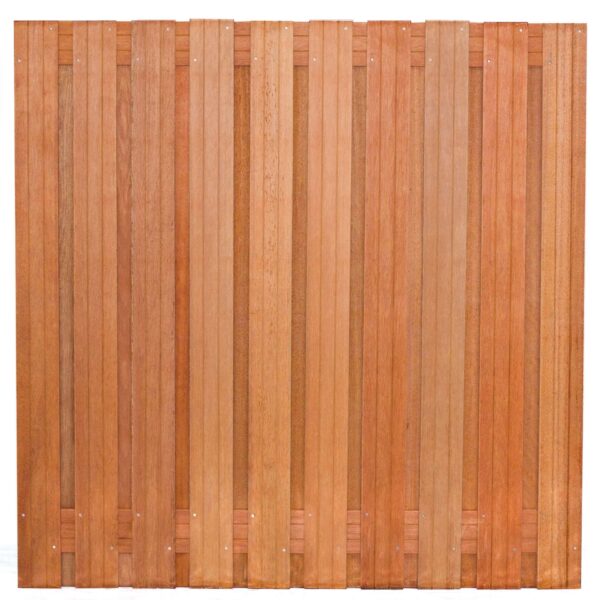 Hardhouten tuinscherm 21 planks (17+2)